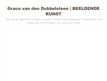Tablet Screenshot of gracevandendobbelsteen.nl